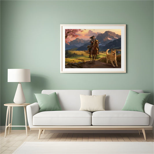 Mulan | Ancient Chinese Heroine, Wall Art & Home Decor, Scenic Canvas Wall Art
